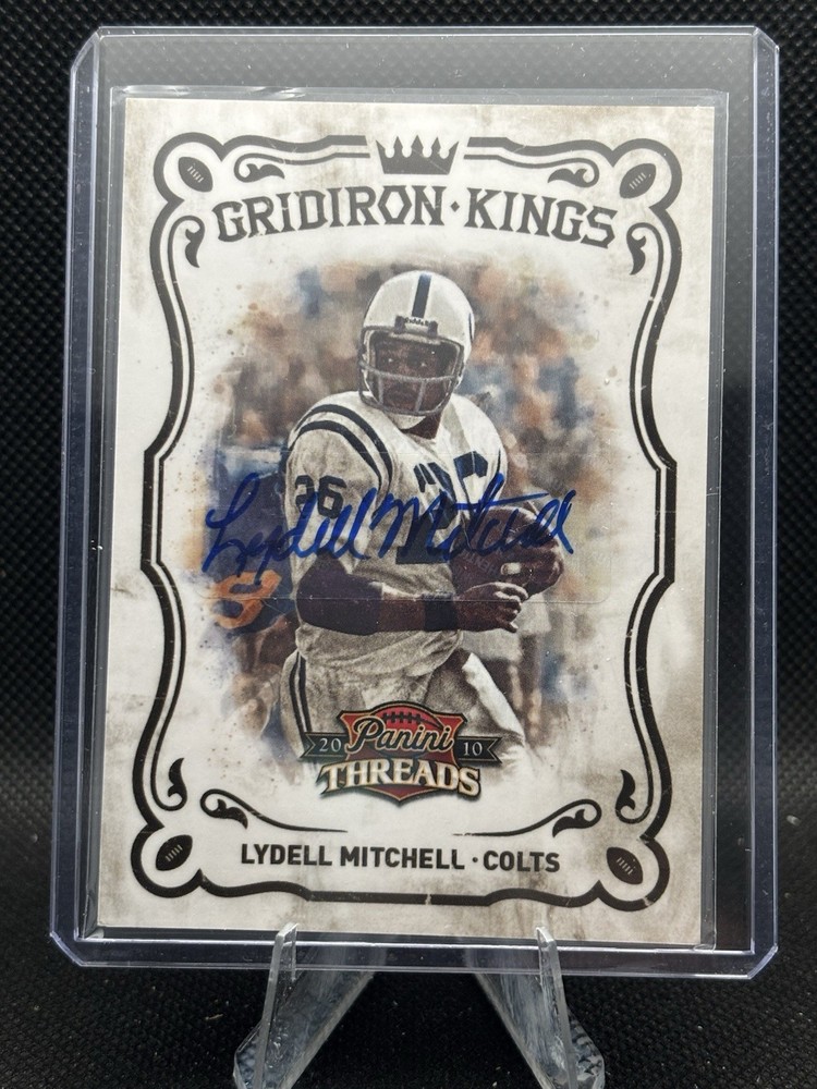 2010 Panini Threads LYDELL MITCHELL Baltimore Colts Gridiron Kings AUTO 23/50