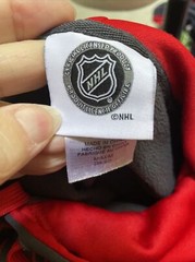 NHL Chicago Black Hawks Dark Gray Hoodie Long Sleeve Size Medium
