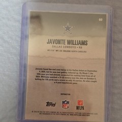 Topps Signature Class 2025 2-Card Lot Micah Parsons CI-1 + Javonte Williams #60