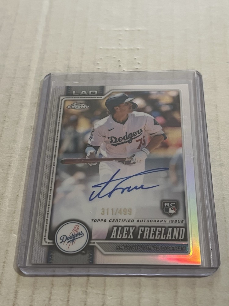2026 Topps Chrome Alex Freeland RC Rookie Refractor Auto /499