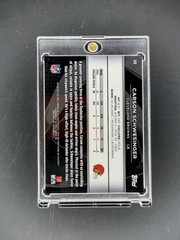 2025 Topps Chrome Black Carson Schwesinger RC BLUE REFRACTOR /150 Browns #113
