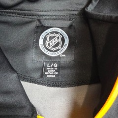 Pittsburgh Penguins NHL Hockey Mens L G-III Jacket Black Quarter-Zip Pullover