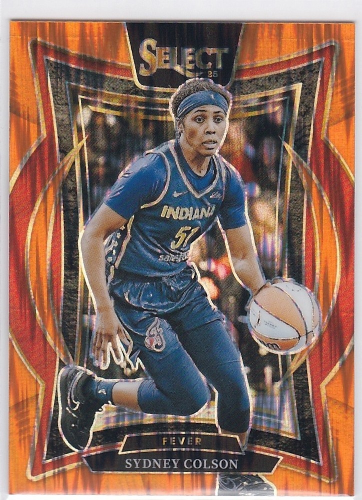 2025 WNBA Panini Select – Sydney Colson Concourse Orange Flash Prizm #48