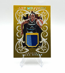 Panini 2024 Origins WNBA Dana Evans Art Nouveau Memorabilia Jersey #AN-DE
