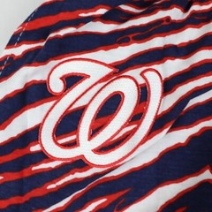 Washington Nationals ZUBAZ Red Navy White Vintage Style Zebra Pants