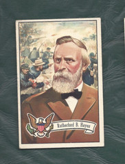 1956 Topps non-sport card #22 Rutherford B. Hayes U.S. President EX+