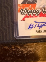 Parker Leise 2025 Leaf Holiday Auto Happy Holidays BA-PL1 Florida Gators #14