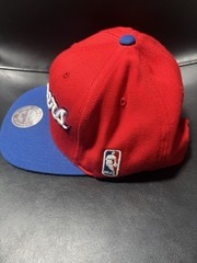 Mitchell & Ness Los Angeles Clippers NBA Snapback Hat Cap Red Blue One Size