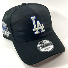New Era LA Dodgers Blk Camo GLOW IN THE DARK 9FORTY A-Frame Snapback Hat Cap