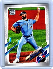 2021 Topps #212 Robbie Ray 70th Anniversary Platinum #/70