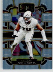 Paris Johnson Jr. 2023 Panini Select Silver Prizms 3 Arizona Cardinals Rookie