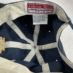 VTG American Needle Notre Dame Irish Blue Men’s Strap back Embroidered LOGO Cap