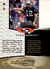 1997 Collector&rsquo;s Choice #SQ56 Kerry Collins StarQuest