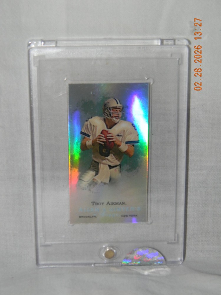 ETopps 2007 Allen & Ginter&rsquo;s SB set #5 Troy Aikman, Dallas Cowboys #8