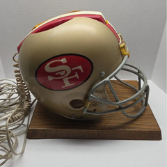 RARE Vintage San Francisco 49ers Telephone Riddell NFL Helmet