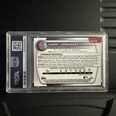 2025 1st Bowman Chrome Sammy Hernandez Red Lava Refractor 2/5 #BCP66 PSA 9