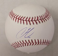 Francisco Lindor Signed OML Baseball MLB Authentication Auto New York Mets
