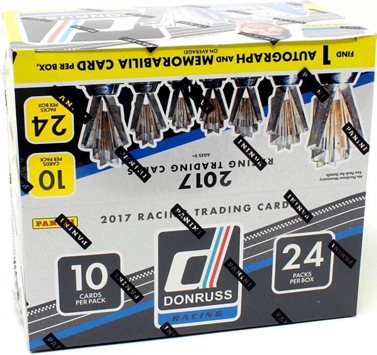 2017 PANINI DONRUSS RACING RETAIL BOX BLOWOUT CARDS