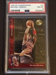 1995-96 SP Championship Series – Michael Jordan #17 PSA 8 Bulls HOF