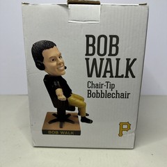 2017 Bob Walk Pittsburgh Pirates Chair Tip Bobblehead New In Box MLB Baseball