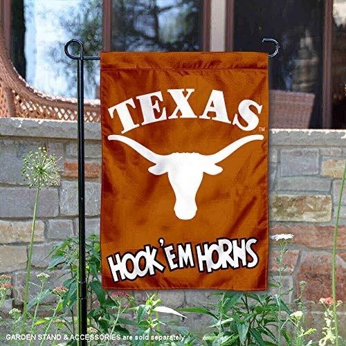 Texas Longhorns Hook’em Horns Garden Flag 13 x 18 Licensed Double Sided