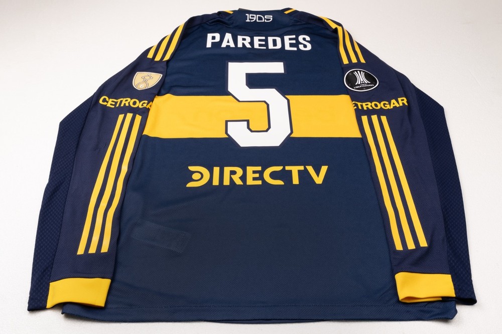 BOCA JUNIORS ADIDAS 26 HOME JERSEY AUTHENTIC – 5&Prime;PAREDES »+PATCH LIBERTADORES CUP
