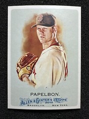 JONATHAN PAPELBON #330 2010 Topps Allen & Ginter&rsquo;s SP Short Print QTY Red Sox