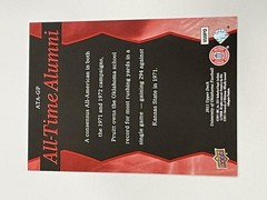 2011 Upper Deck Oklahoma Football All-Time Alumni – Greg Pruitt – Sooners