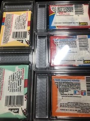 1988 1989 1990 1991 Lot Donruss Baseball Wax Pack Authentic Graded Encapsulated