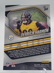 2025 PRIZM DERRICK HARMON ROOKIE FOOTBALL CARD STEELERS NFL 368 panini