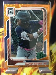 2026 Donruss Baseball Optic Orange Velocity Prism Rated Prospect Wandy Asigen