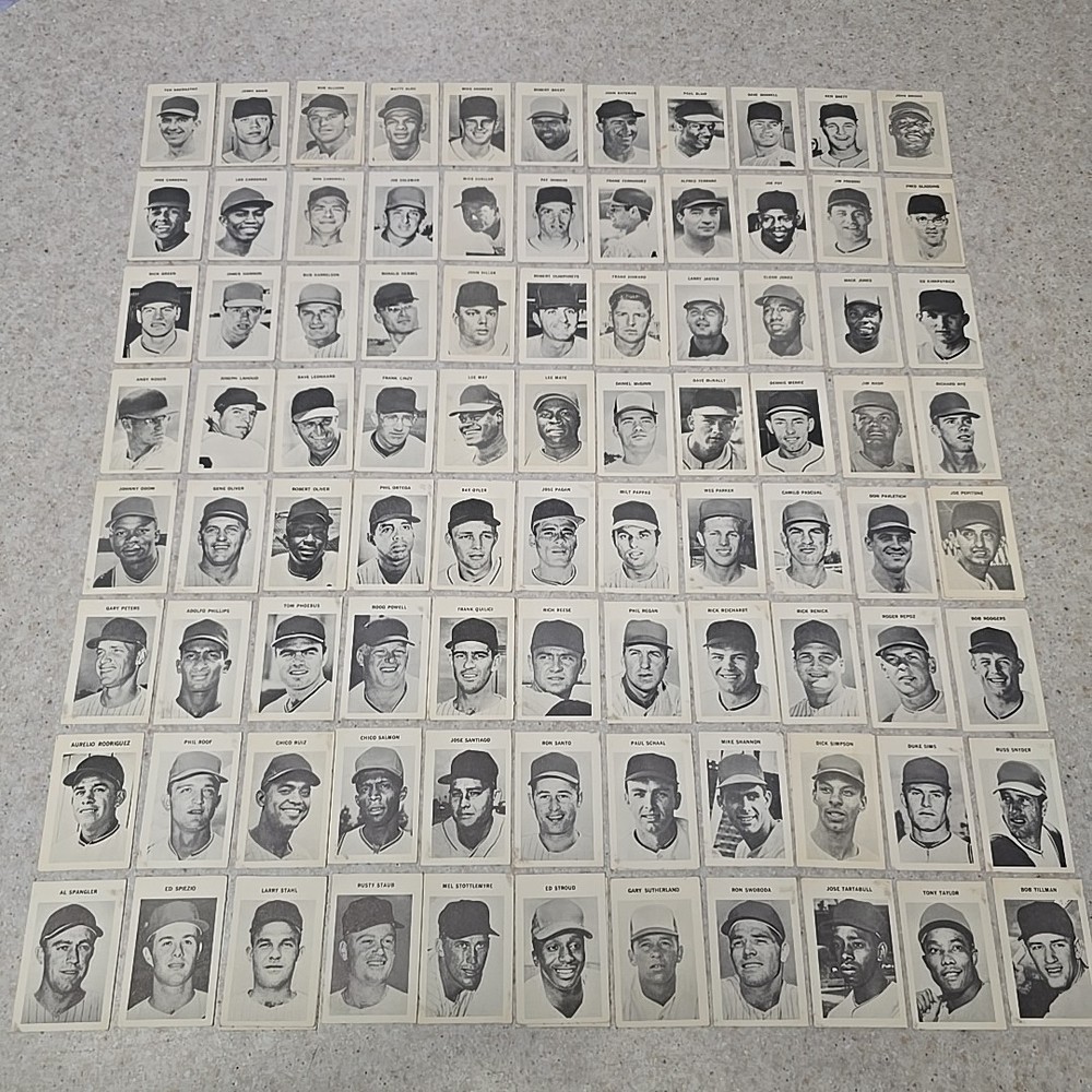 1969 Milton Bradley Baseball Game Single Cards Your Choice VG-EX Vintage