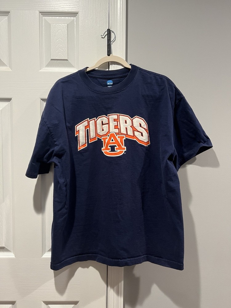 Auburn Tigers Shirt Adult XL Navy Blue NCAA