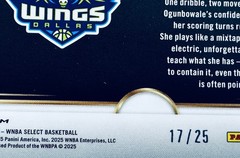 2025 WNBA Select Tie Dye Select Tie Dye ARIKE OGUNBOWALE SSP 17/25 Wings #6