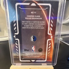Topps 2025-26 Topps Chrome Cooper Flagg Mavericks Activators RC Insert #AC-11
