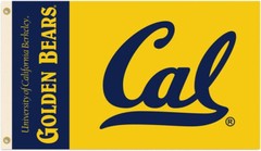 BSI Cal Berkeley Golden Bears 3 Ft x 5 Ft Flag with Heavy-Duty Brass Grommets –