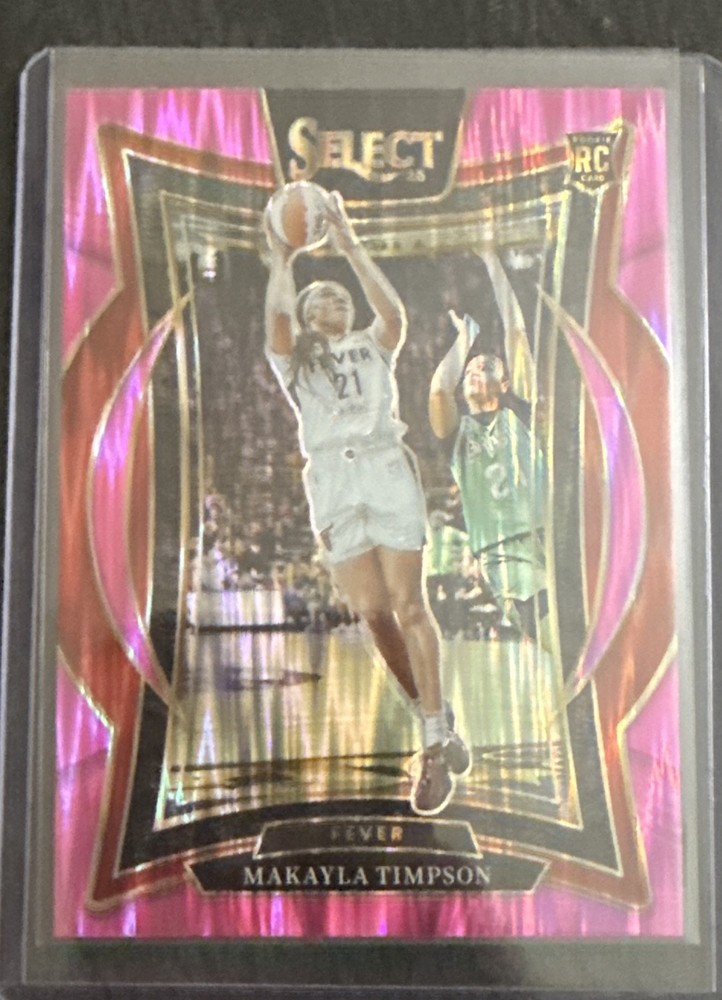 2025 Panini Select WNBA – Concourse Makayla Timpson #87 Pink Flash Prizm (RC)