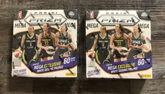 2025 Panini Prizm WNBA Sealed Mega Box LOT of 2 White Seismic Prizms