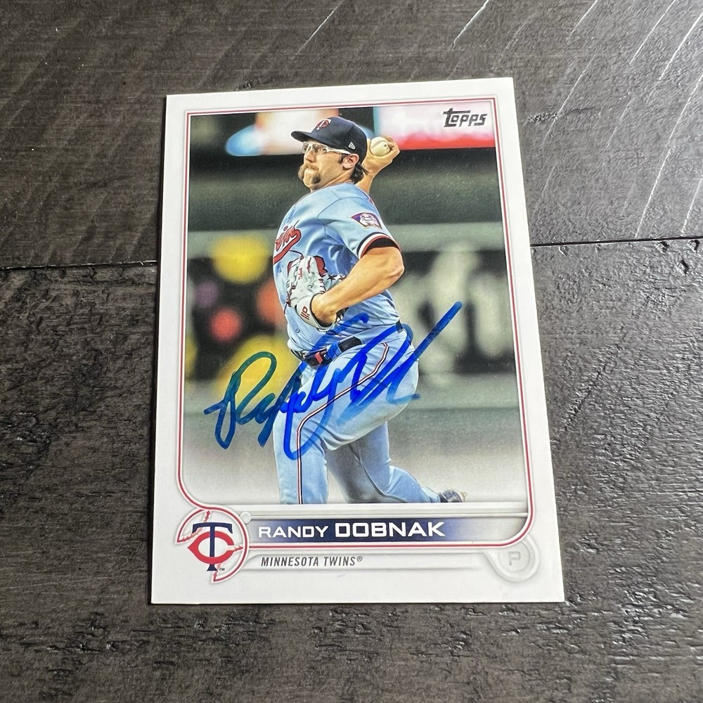 Randy Dobnak Signed IP Autograph 2022 Topps Card #451 Auto Minnesota Twins AU