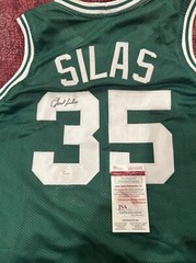 Paul Silas Signed Boston Celtics Jersey (JSA COA) 3×NBA Champion Power Forward