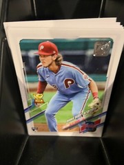 2021 Topps Update US250 Alec Bohm 10 Count Rookie Debut Card Philadelphia