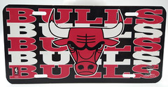 VTG Chicago Bulls License Plates 1990s Michael Jordan Era 12&Prime;x6&Prime; Plastic Novelty