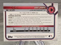 Joe Lampe 2022 Bowman Chrome Sky Blue Refractor 1st Bowman #BDC-67 Guardians