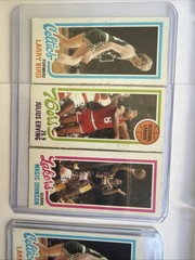 THE ULTIMATE LARRY BIRD COLLECTION / LOT 1986-87 FLEER 2X 1980 TOPPS RC W/MAGIC+