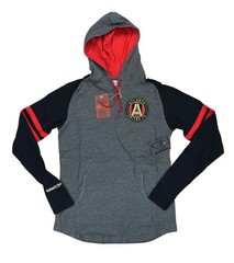 Mitchell & Ness Atlanta United FC MLS Long Sleeve Lightweight 2.0 Hoody NWT