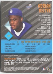 1997 Bowman&rsquo;s Best #117 Adrian Beltre Rookie