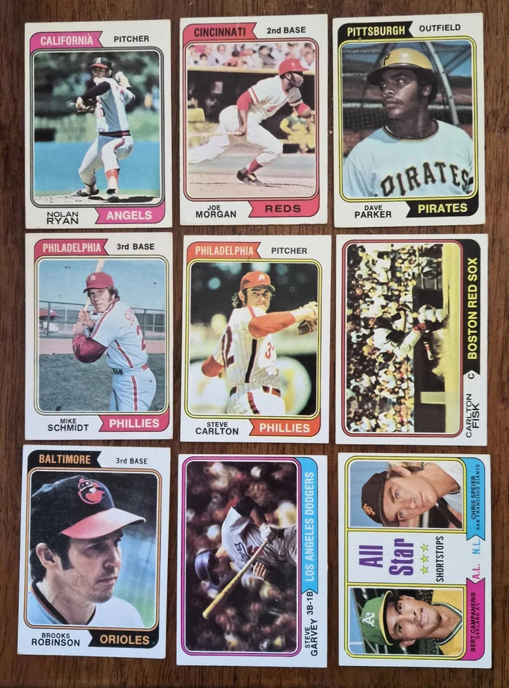 1974 Topps Baseball Stars and Semi Stars