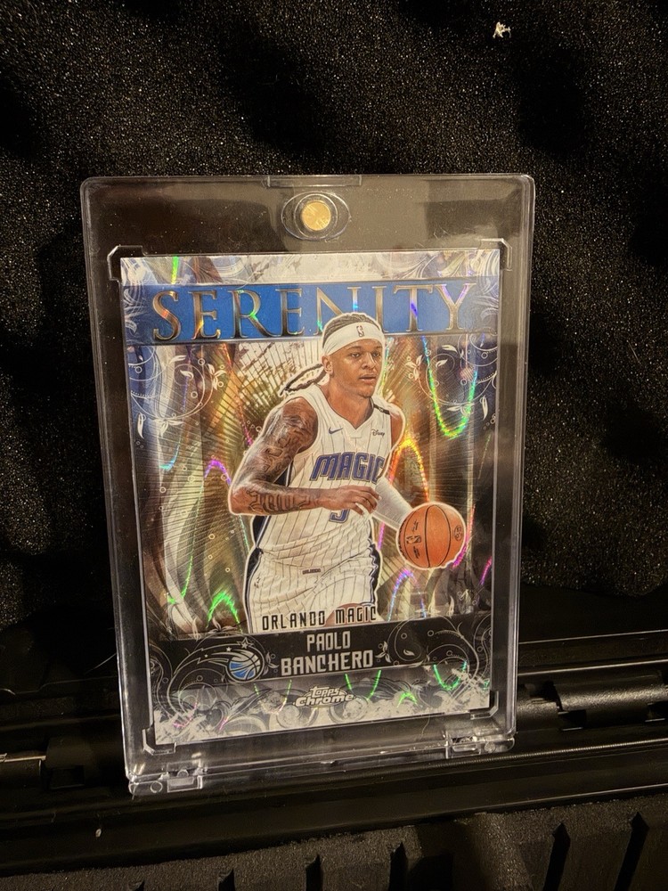 Topps 2025-26 Chrome Serenity Wave Refractor Paolo Banchero Orlando Magic SY-5