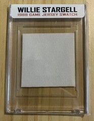 Sportscards.com Willie Stargell “Pops” Braves Used Jersey Swatch Baseball HOF