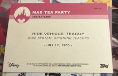 2025 Topps Disneyland 70th TEACUP 1954 On Wheels T54-23 Fantasyland